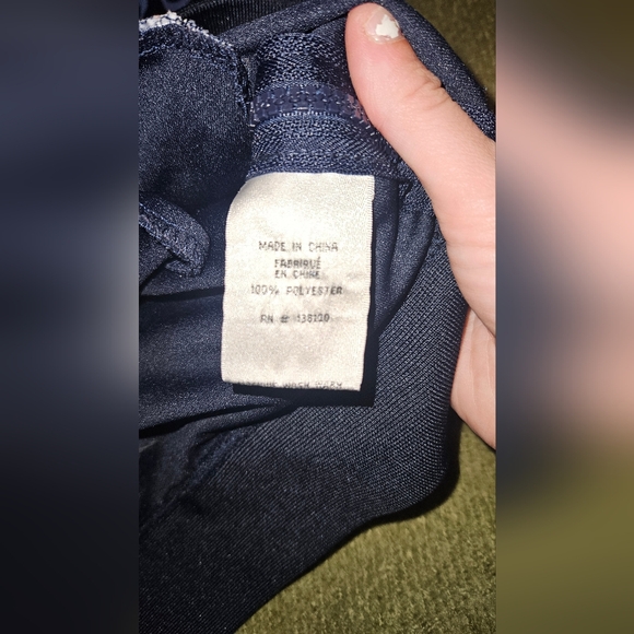 EUC Born Fly AnyTown USA Zip Up Jacket. Navy Blue/Red/White! Men's MEDIUM - Picture 6 of 9